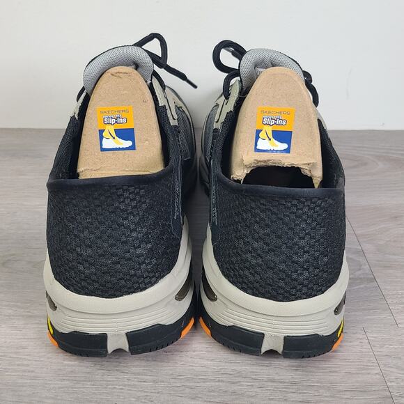 Skechers Vigor 3.0 Drafting Goodyear Slip-ins Men's Taupe Black Size 13 NIB - Picture 2 of 7